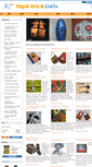 Mobile Screenshot of nepalartsncrafts.com